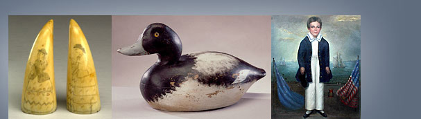 Antique paintings, furniture, porcelains as well as nautical antiques and Nantucket antiques.